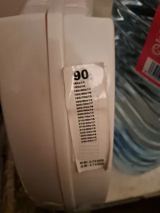 2x1 Cadenas de nieve distinta medida