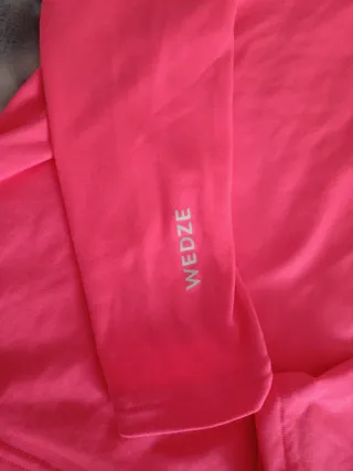 Camiseta térmica Wedze rosa