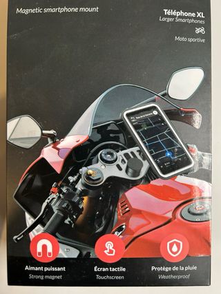 Soporte magnético para moto