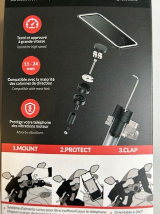 Soporte magnético para moto