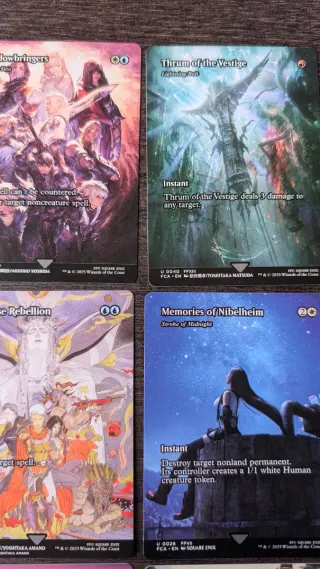 12 Cartas Final Fantasy Magic The Gathering