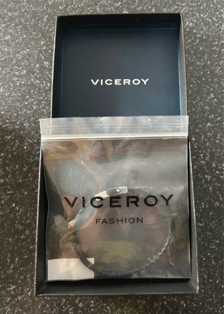Pulsera Viceroy Negra y Dorada