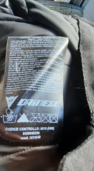 Pantalones de moto negros Dainese