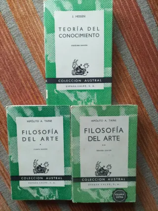 Lote de Filosofía y Estética – Colección Austral