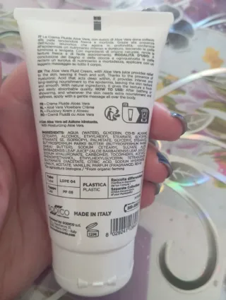 Naturaverde Crema Fluida Aloe Vera Idratante