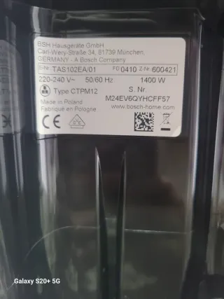 Cafetera Bosch Tassimo Negra