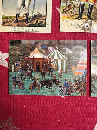 Lote de 5 Postales Militares Históricas