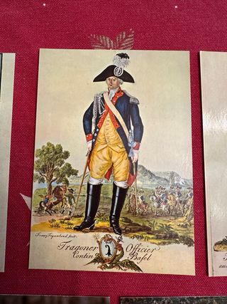 Lote de 5 Postales Militares Históricas