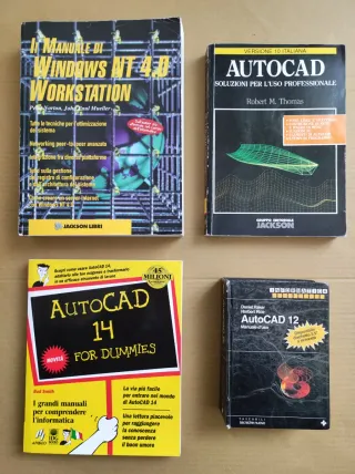 Lotto 12 manuali informatici vintage anni '90