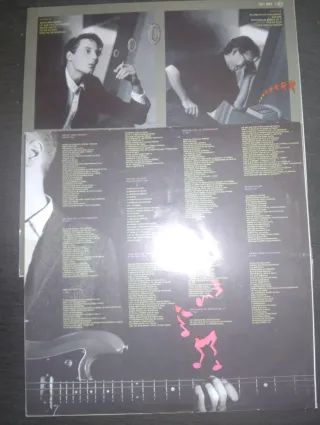 LP Nacha Pop - Dibujos Animados PRIMERA ED 1985