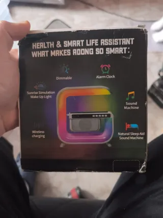 Despertador G Luz Sonido Multicolor