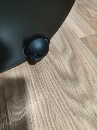 Maceta grande de plástico negra