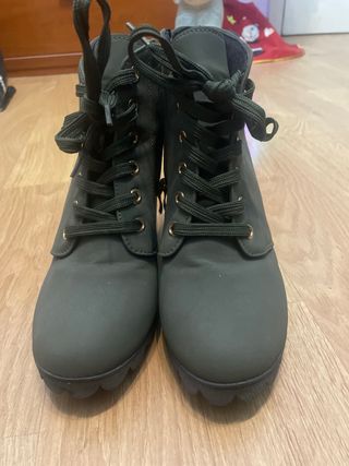 Botines verdes talla 39