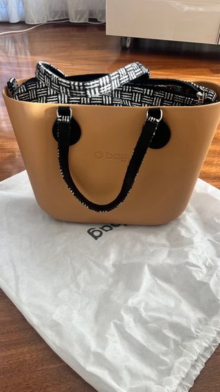 Borsa O bag completa color biscotto
