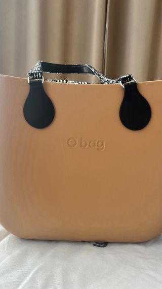 Borsa O bag completa color biscotto