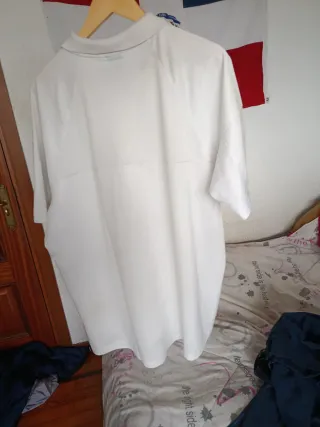 Camiseta Nike Blanca Media Cremallera