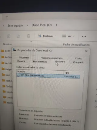 Ordenador HP Probook 430 G5 Portátil Gris/P