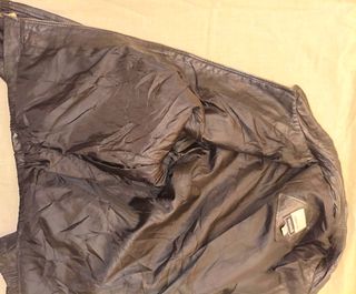 Chaqueta cuero vintage American negra