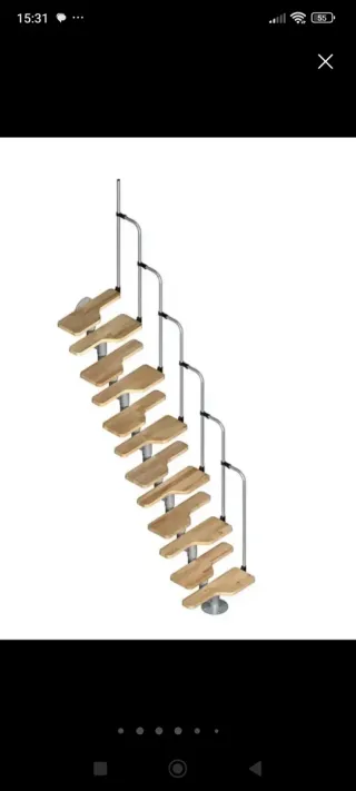 Escalera paso japonés nueva.