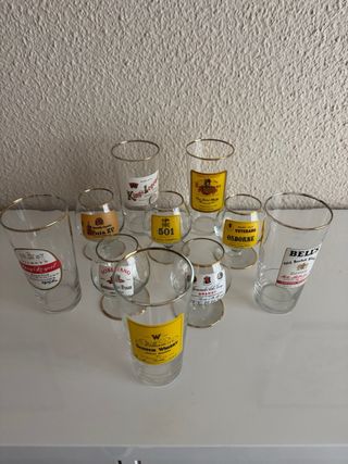 Lote 10 Vasos y Copas retro.