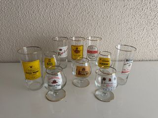 Lote 10 Vasos y Copas retro.