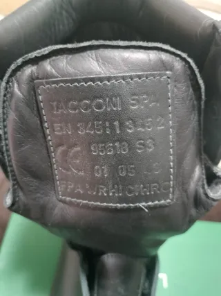 Anfibi Tacconi Neri Taglia 43 Nuovi