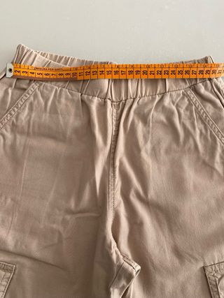 Pantalone cargo bambina beige