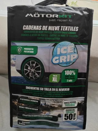 Cadenas de Nieve Textiles MotorKit Talla XL