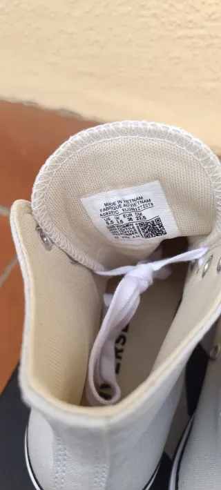 Converse plataforma grises y blancas