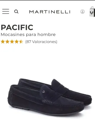 Mocasines Martinelli PACIFIC Azul Marino