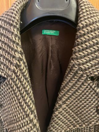 Giacca Benetton fantasia pied de poule