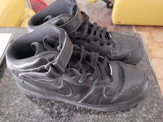 Nike Air Force 1 Mid 07 Scarpe Nere Tg 45