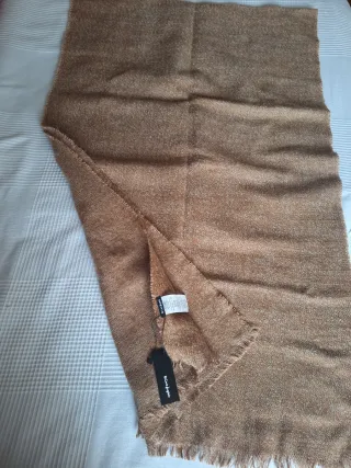 Chal bufanda El Corte Inglés Beige/Marrón Nuevo