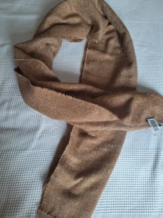 Chal bufanda El Corte Inglés Beige/Marrón Nuevo