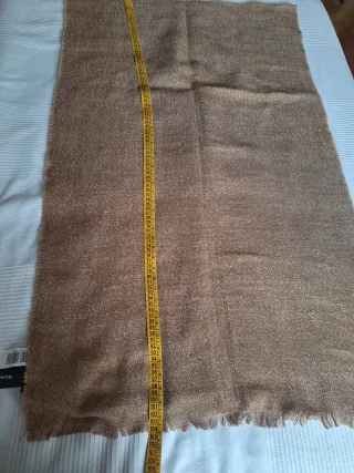 Chal bufanda El Corte Inglés Beige/Marrón Nuevo