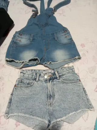 Shorts vaqueros rotos mujer