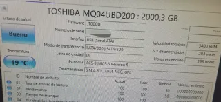 Disco Duro Externo 2 Tb Toshiba. 2.000 GB.