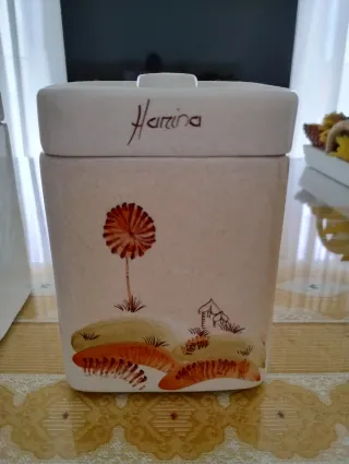 Set 3 Tarros Cerámica Decorados