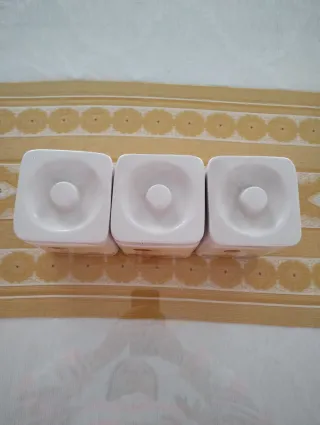 Set 3 Tarros Cerámica Decorados