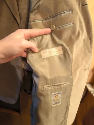 Abito Navigare beige 2 pezzi uomo taglia 56