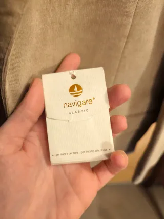 Abito Navigare beige 2 pezzi uomo taglia 56