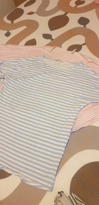 Pack 2 camisetas mujer rayas