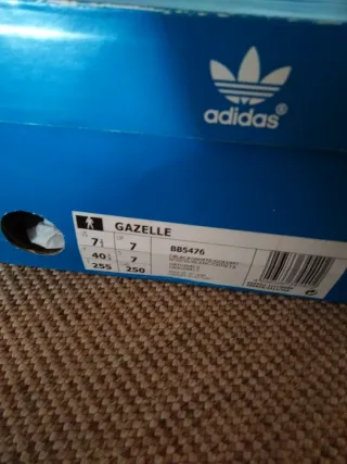 Zapatillas Adidas Gazelle Negras Talla 40