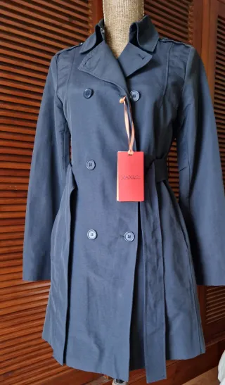 Max&Co Gabardina Azul Marino