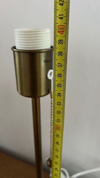 Base Lámpara Bronce Metal pesado Ikea