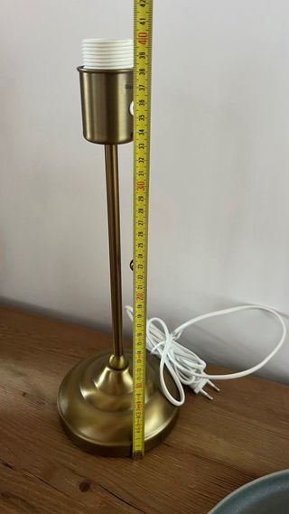 Base Lámpara Bronce Metal pesado Ikea