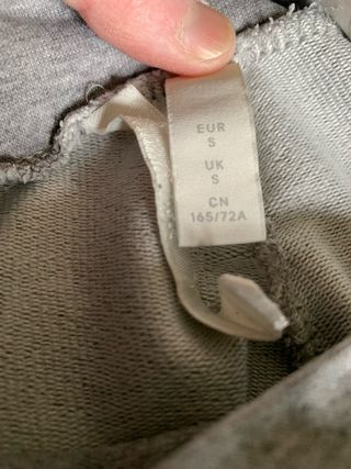 Dos Pantalones Jogger Premamá Talla S/36 Negro y g