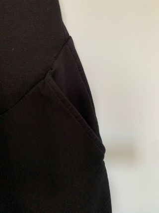 Dos Pantalones Jogger Premamá Talla S/36 Negro y g