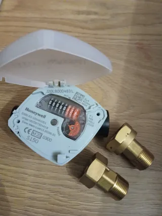 Contador Agua Honeywell Calibre 20mm + Racores