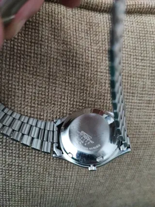 Reloj Seiko Automático Azul y Dorado